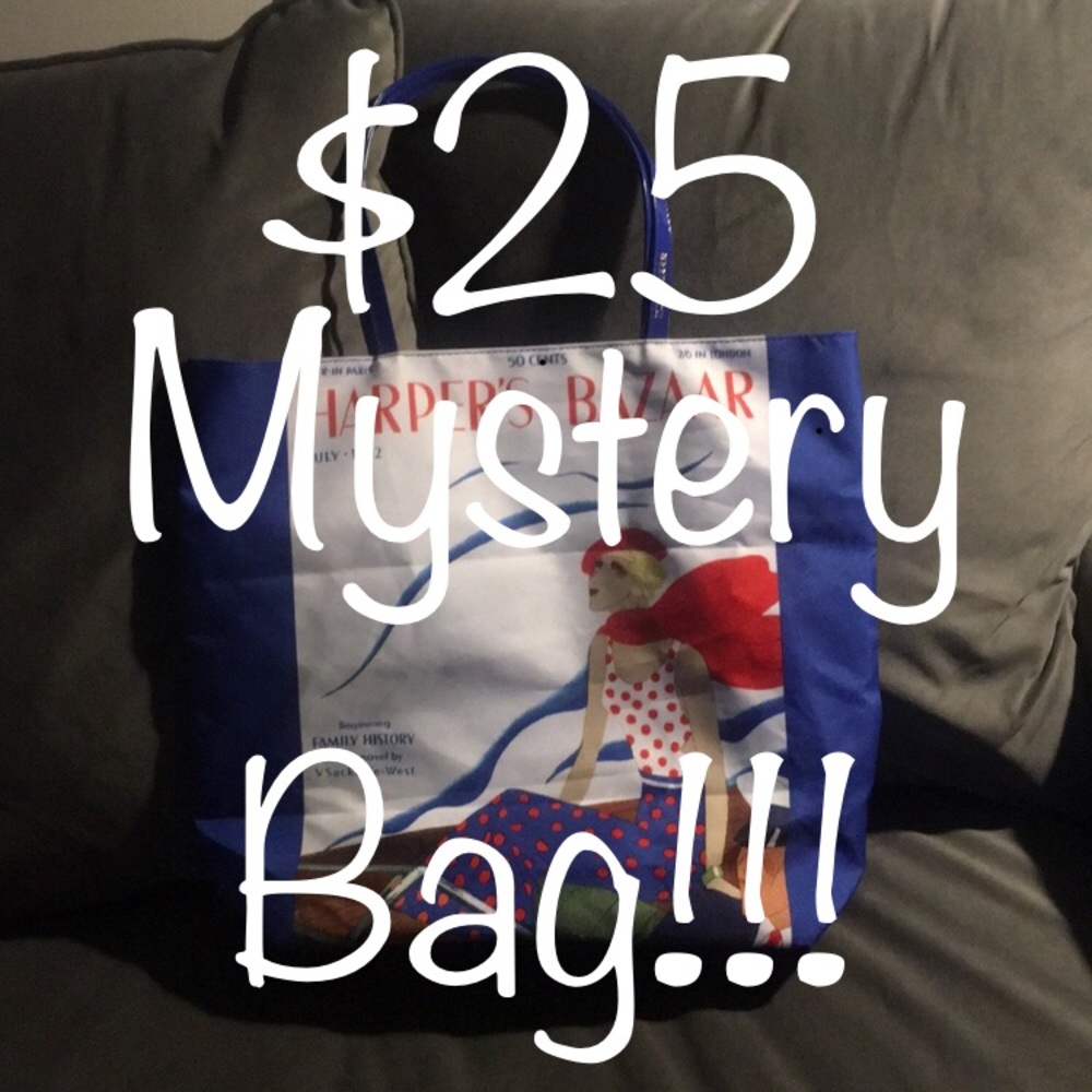 MYSTERY BAG Cute English Vintage style TOTE BAG